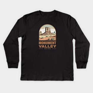 Monument Valley Navajo Nation Kids Long Sleeve T-Shirt